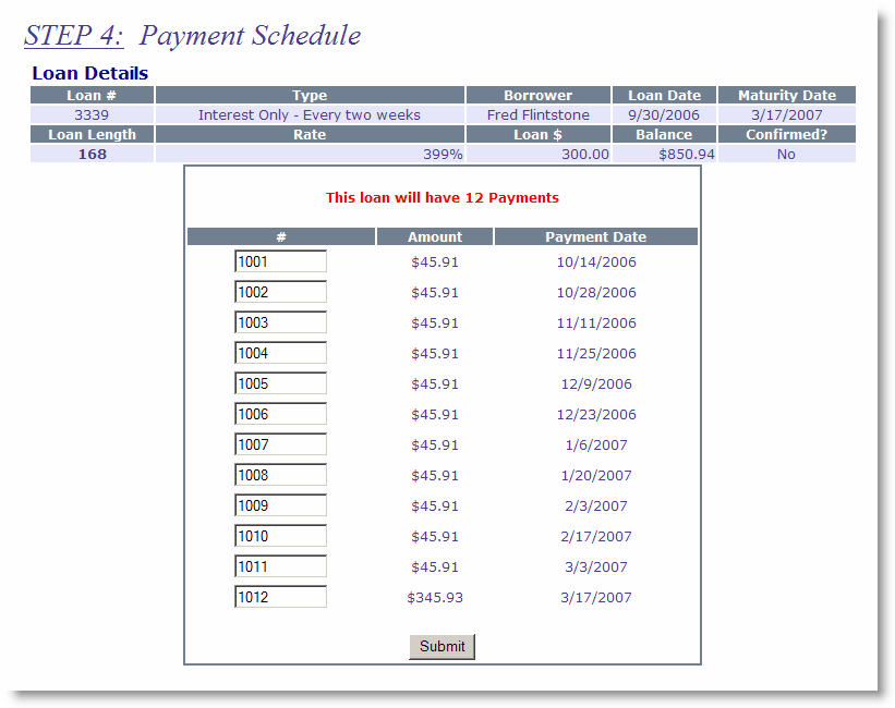 Intro XL New Loan